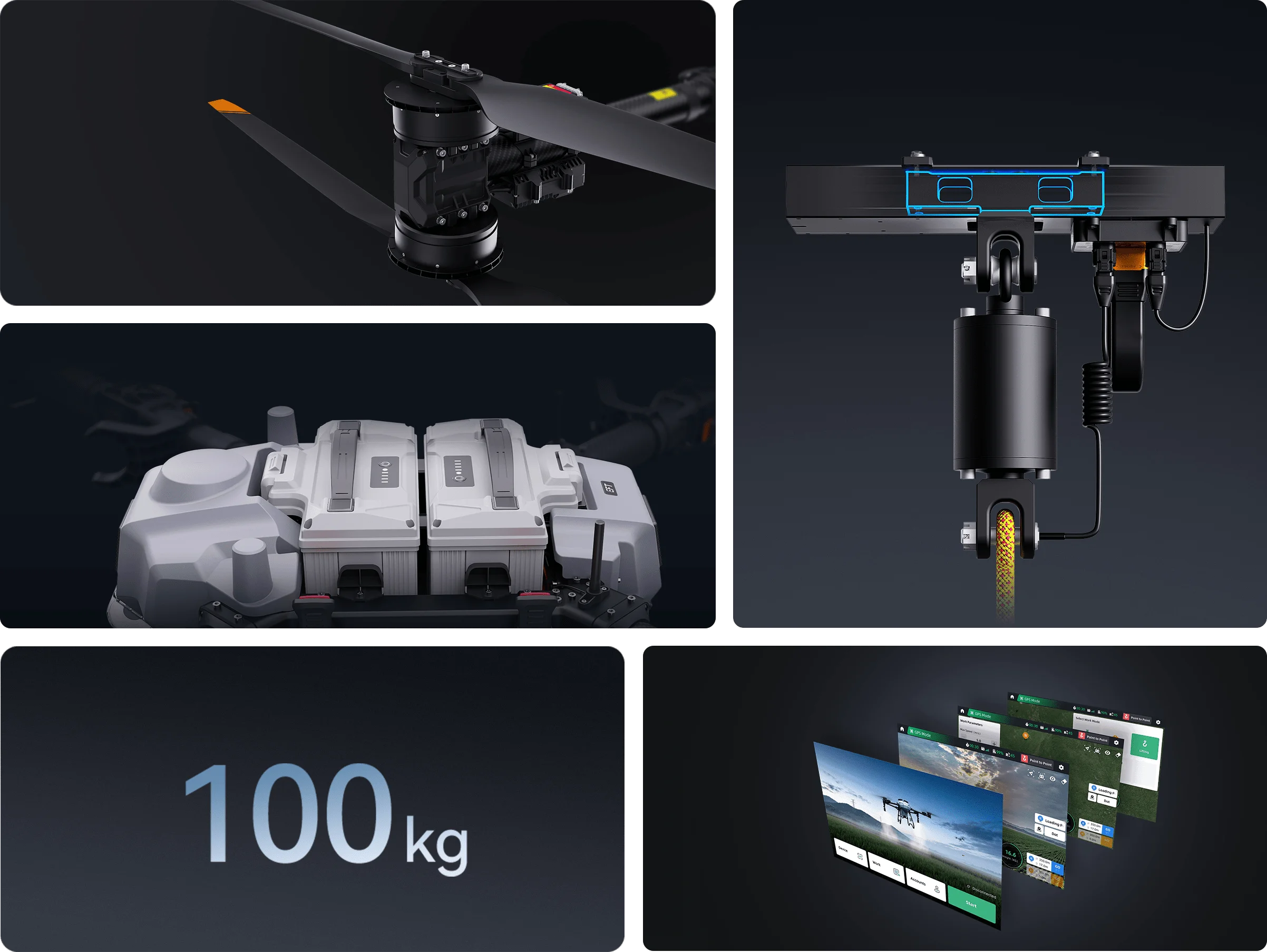 D100 delivery drone overview