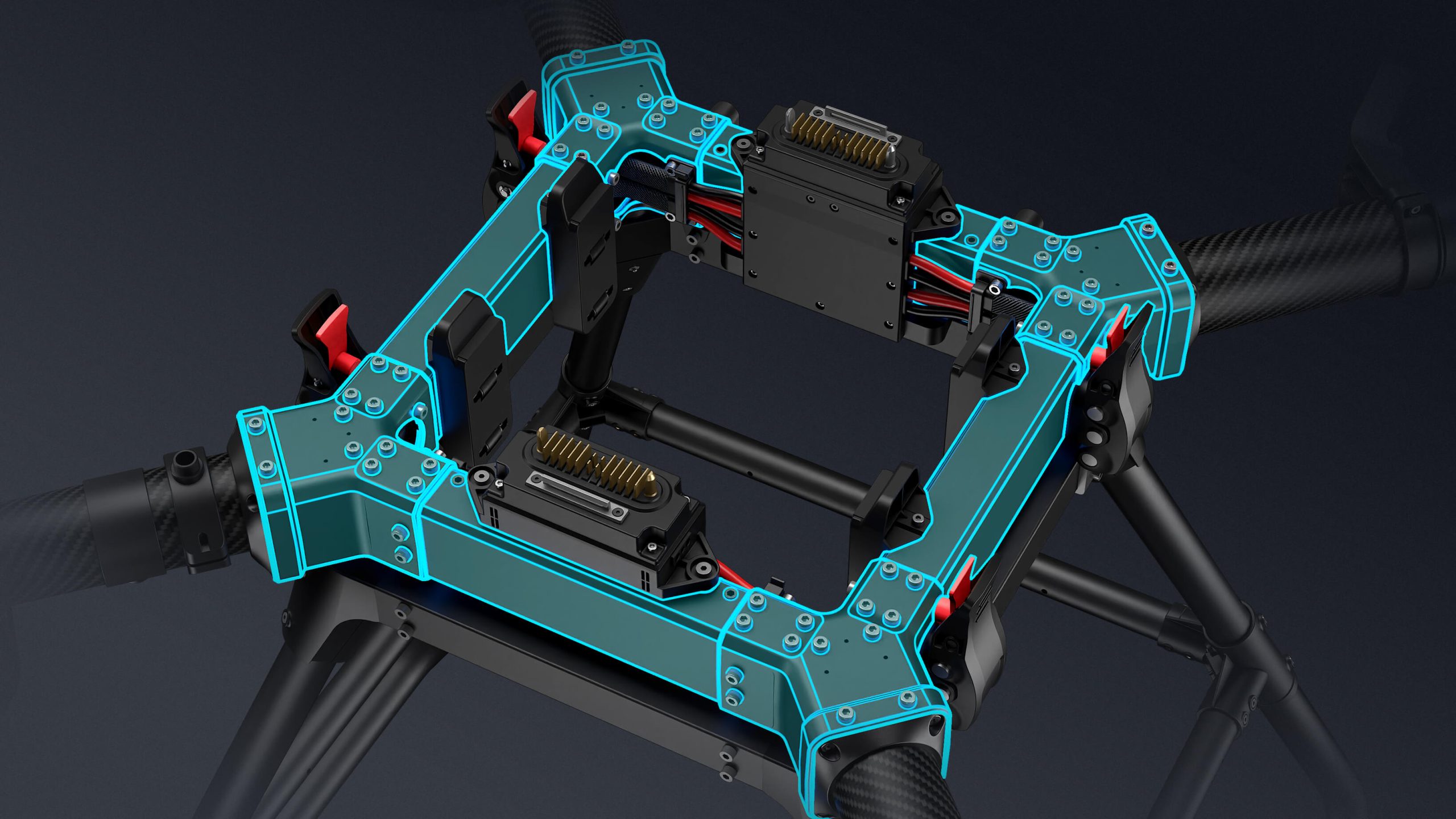 Truss metal frame