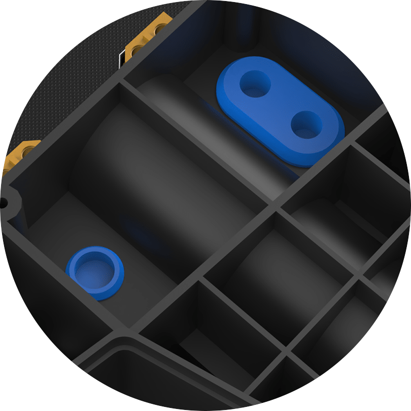Reserved wiring hole