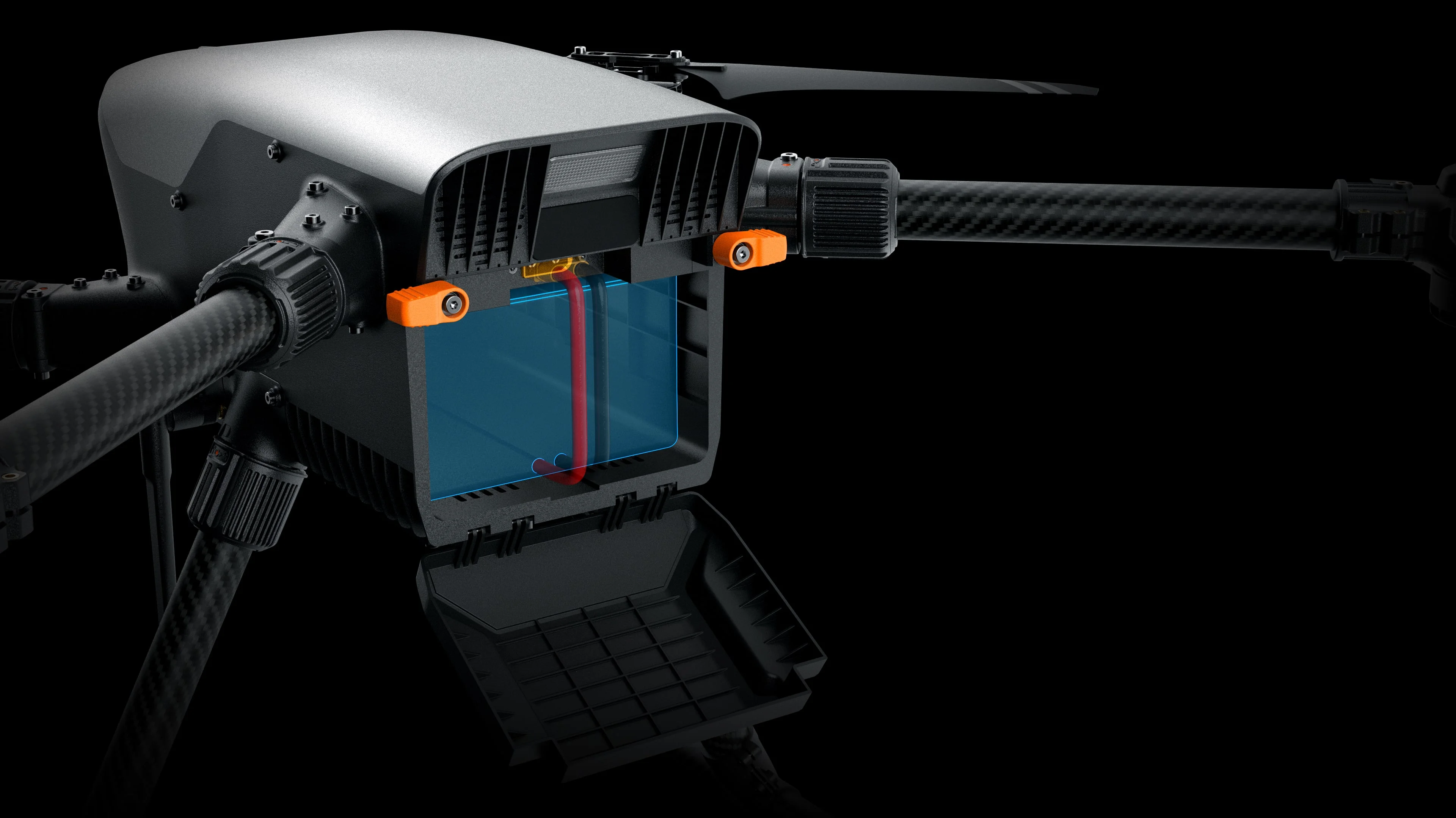 X950 Industrial Drone Platform X950 large battery compartment
