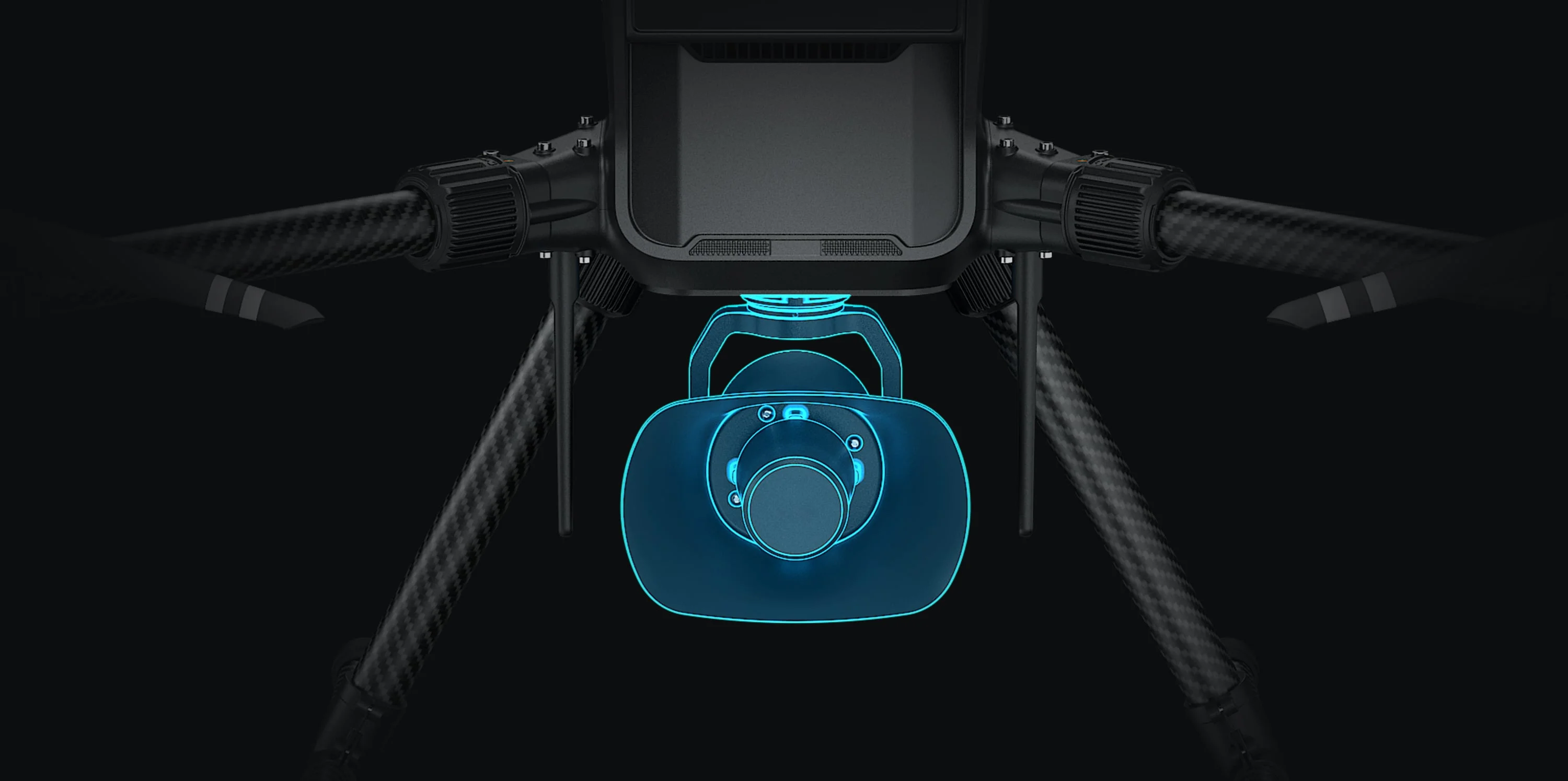 X950 Industrial Drone Platform X950 front payload mount