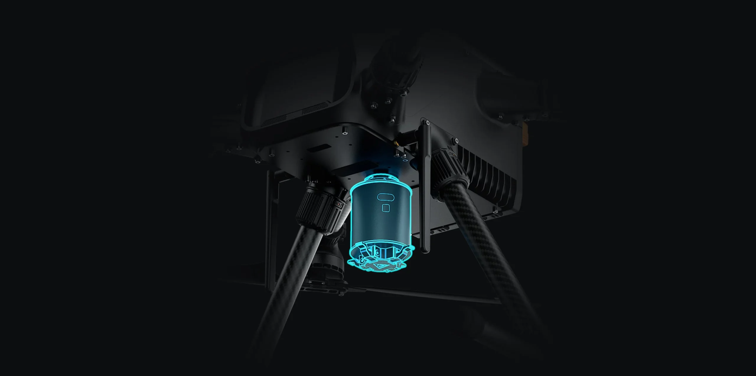 X950 Industrial Drone Platform X950 middle payload mount