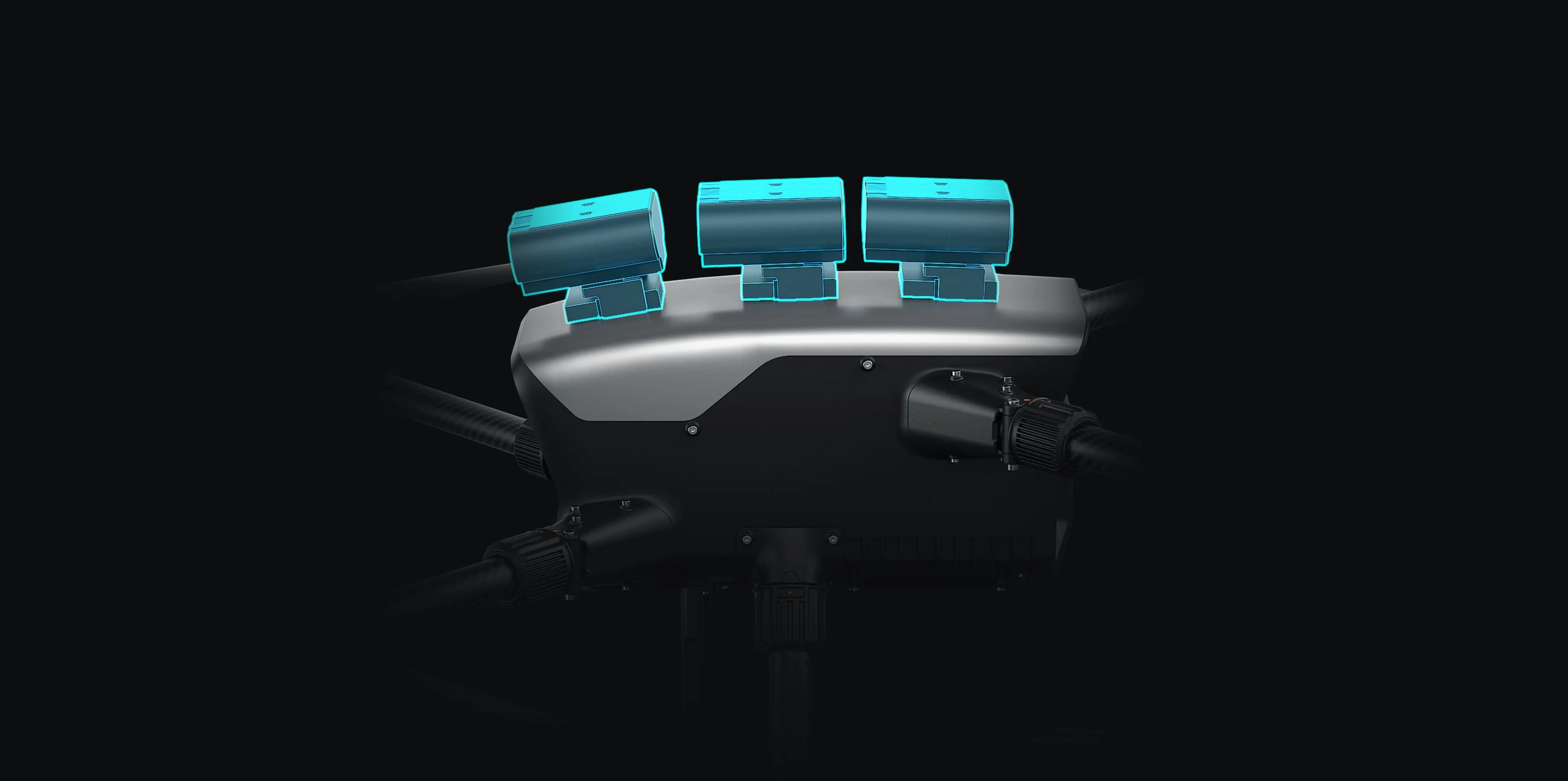 X950 Industrial Drone Platform X950 top payload mount