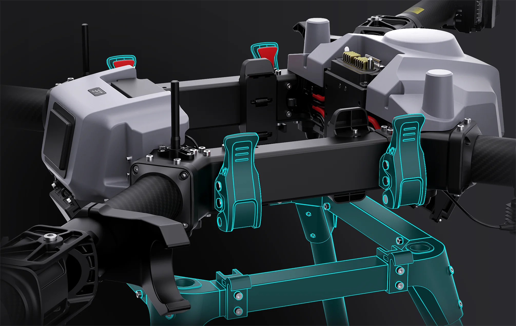 AG80 Agricultural Drone Quick-release design