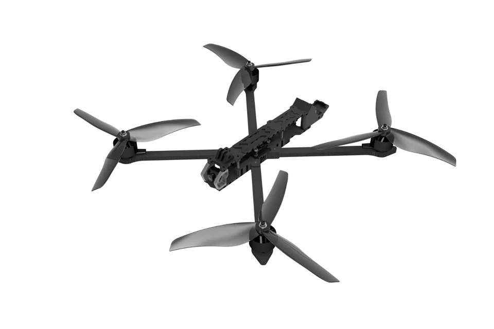 ALFI L10 carbon fiber drone angle view